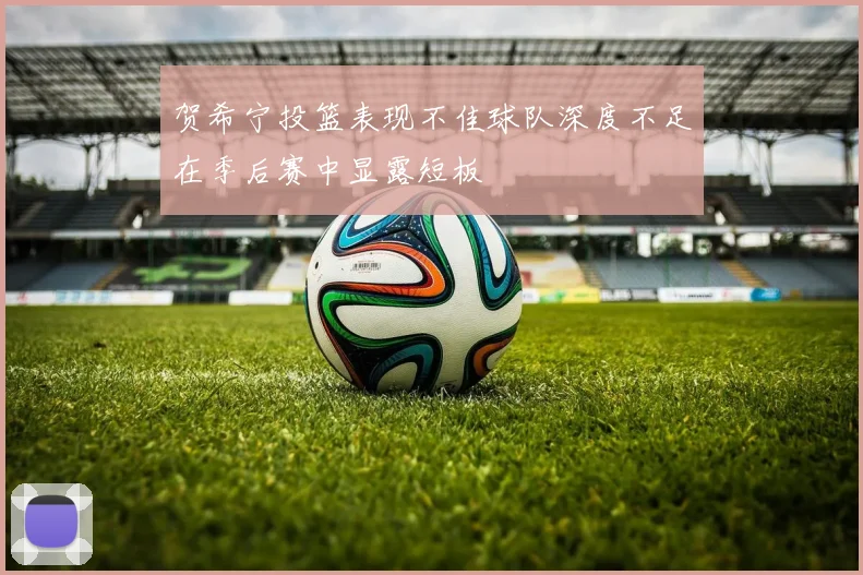 贺希宁投篮表现不佳球队深度不足在季后赛中显露短板
